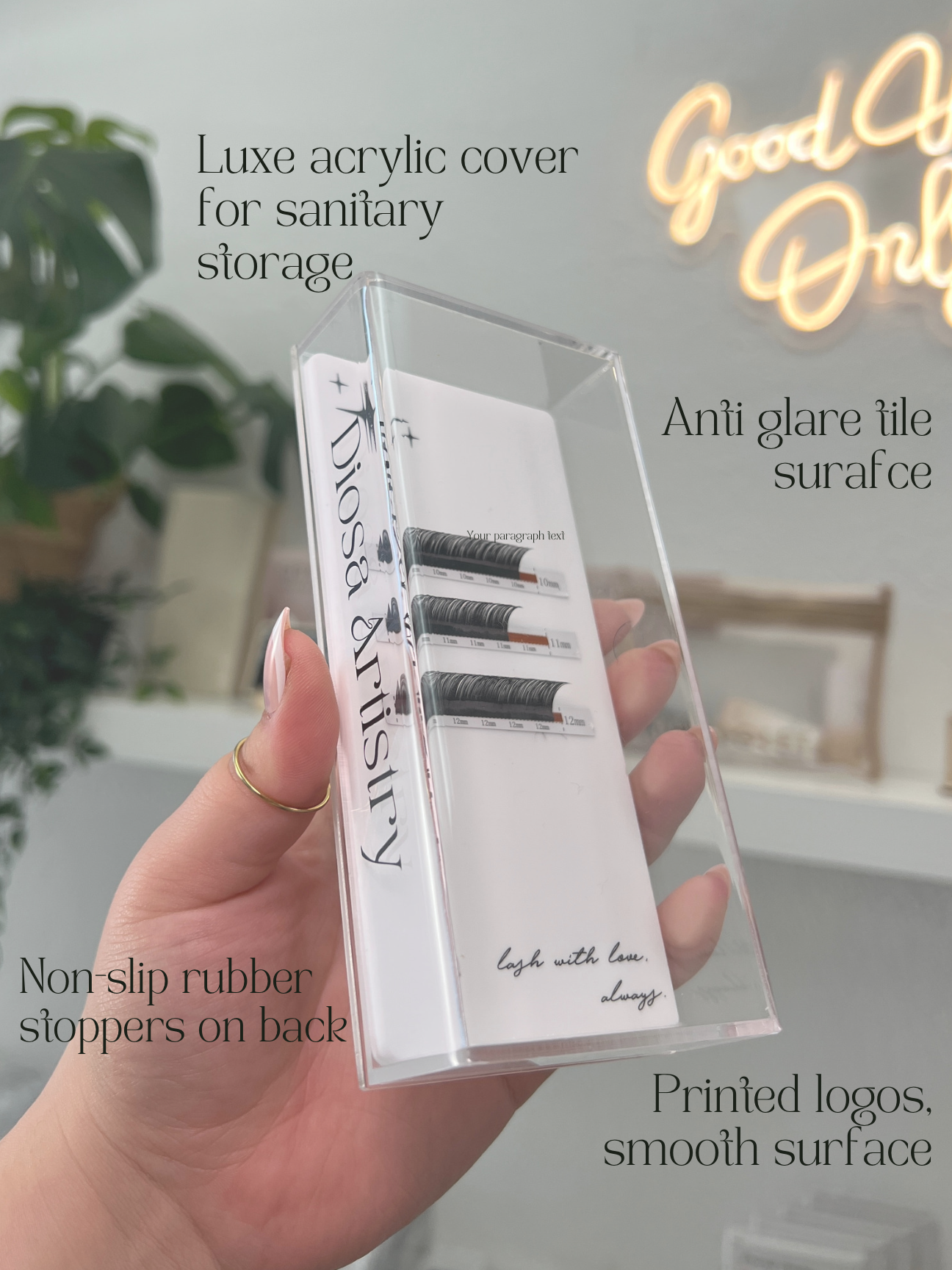 Dust Free Acrylic Lash Tile